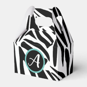 Zebra Pattern Favor Box