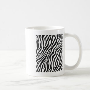 Zebra Pattern Funny Graphic  Coffee Mug
