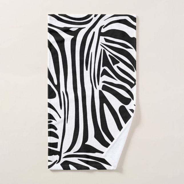 Zebra pattern hand towel (Hand Towel)
