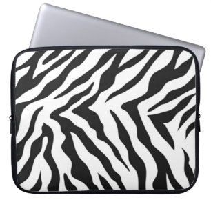 Zebra Pattern Laptop Sleeve