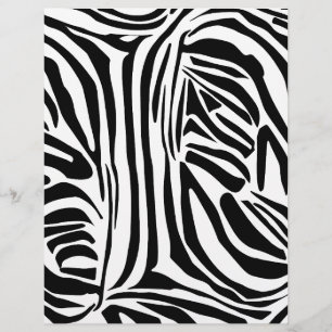 Zebra pattern letterhead
