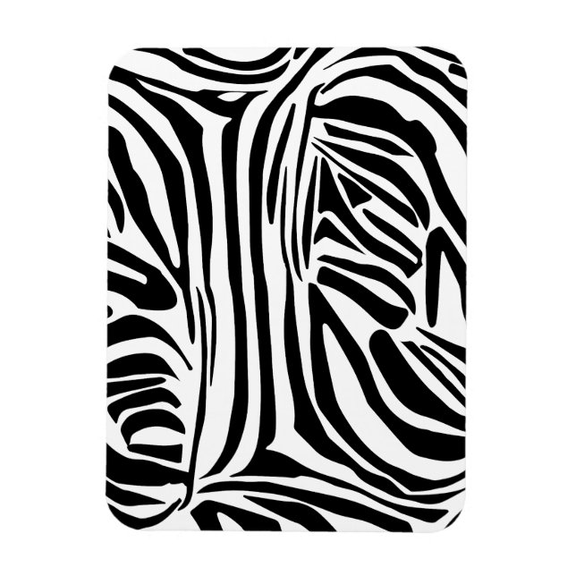 Zebra pattern magnet (Vertical)