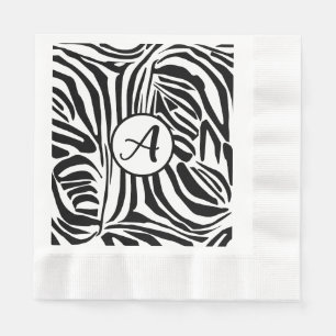 Zebra Pattern Napkin