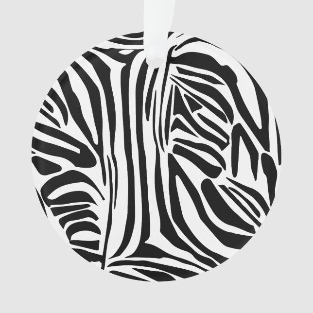 Zebra pattern ornament (Front)