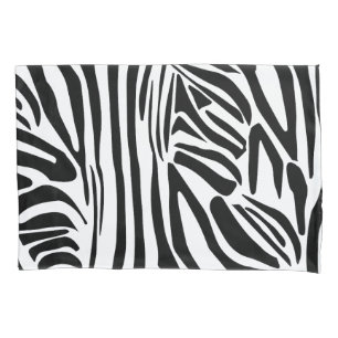 Zebra pattern pillowcase