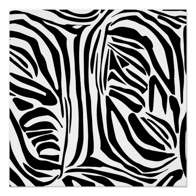Zebra pattern poster (Front)
