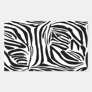Zebra pattern sticker