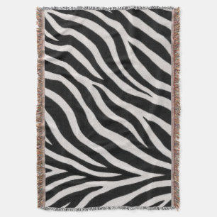 Zebra Pattern Stylish Cozy Living Room Throw Blanket