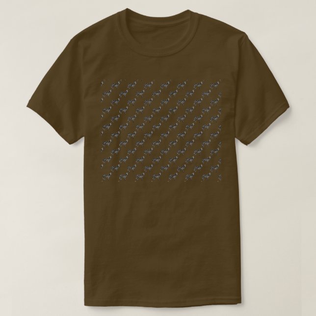 Zebra Pattern T-Shirt (Design Front)
