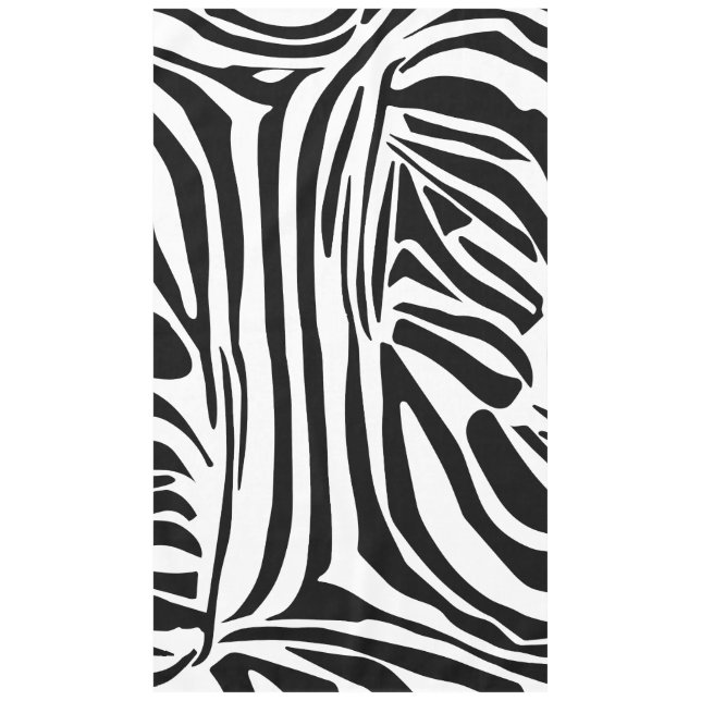 Zebra pattern tablecloth (Front)