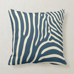 Zebra Pattern Throw Pillow