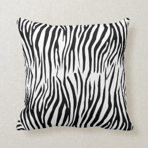 Zebra Pattern Throw Pillow