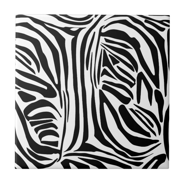 Zebra pattern tile (Front)