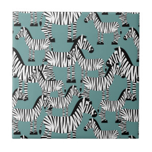 Zebra Pattern Tile