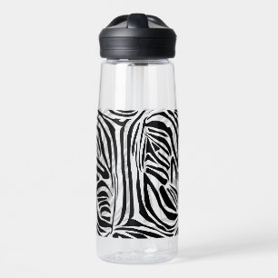 Zebra pattern water bottle