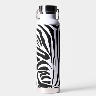 Zebra pattern water bottle
