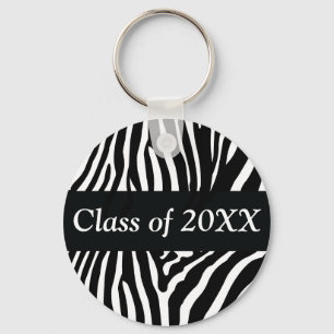 Zebra Personalized Class Of Keychain