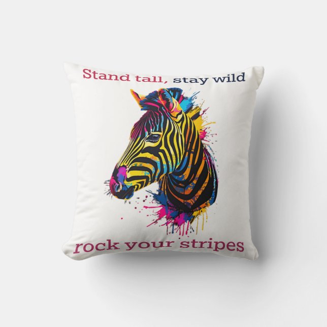 zebra Pillow (Front)