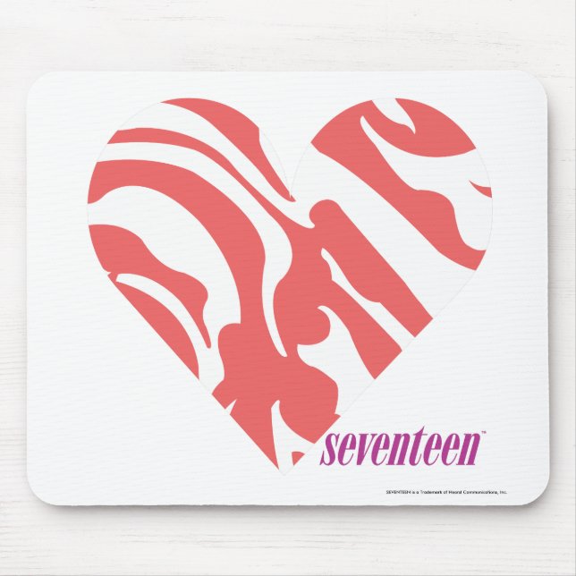 Zebra Pink 2 Mouse Pad (Front)