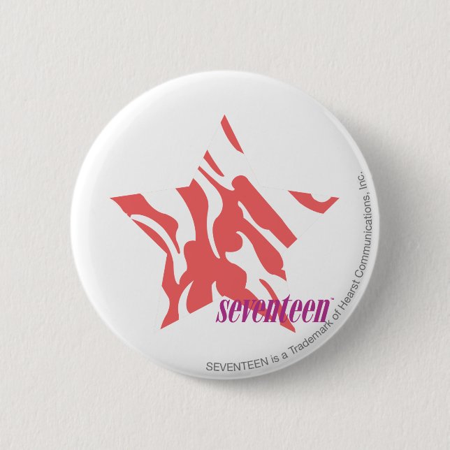 Zebra Pink 3 2 Inch Round Button (Front)