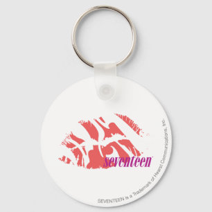 Zebra Pink Keychain