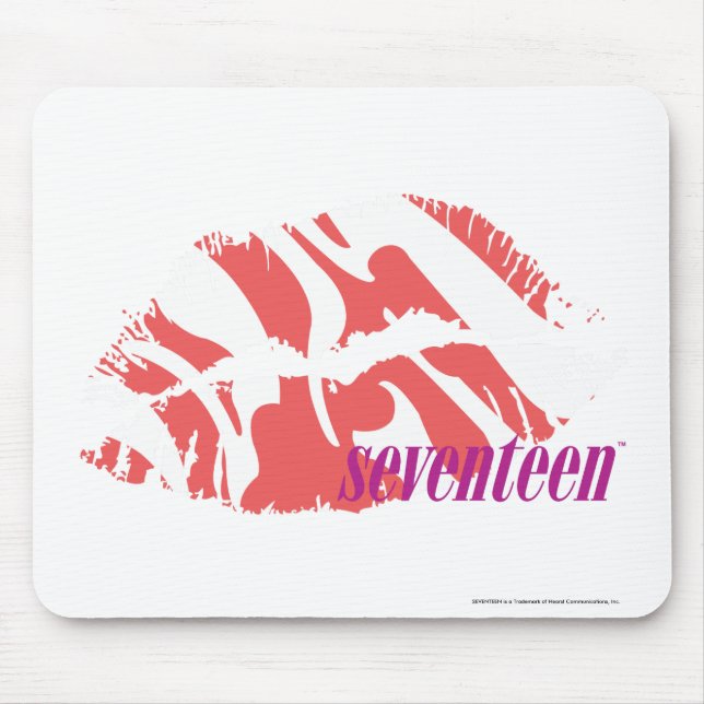 Zebra Pink Mouse Pad (Front)