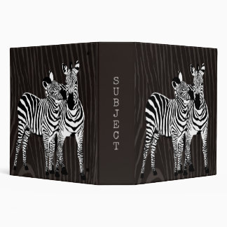 Zebra Play Binder