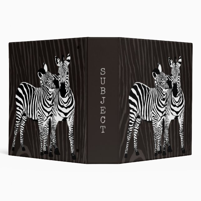 Zebra Play Binder (Background)