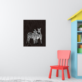 Zebra Play Poster