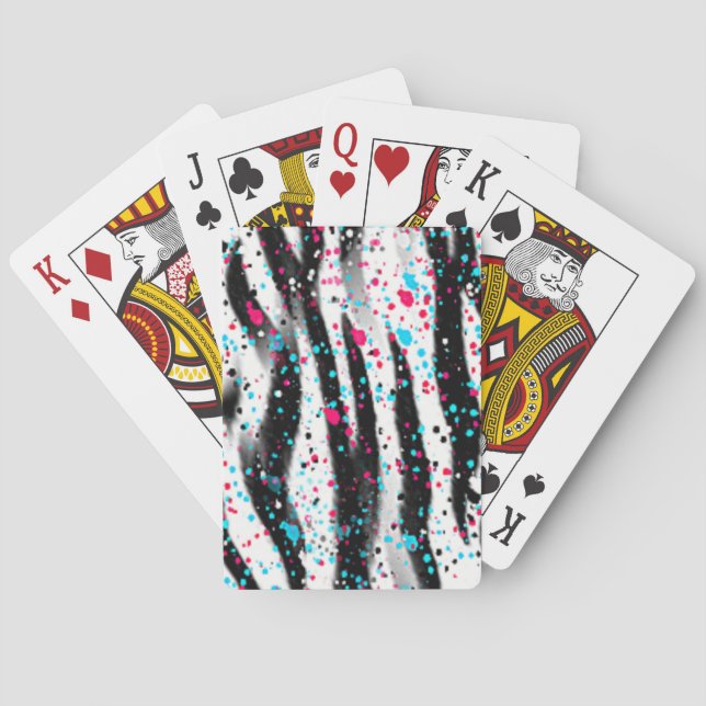 Zebra Playing Cards (Back)
