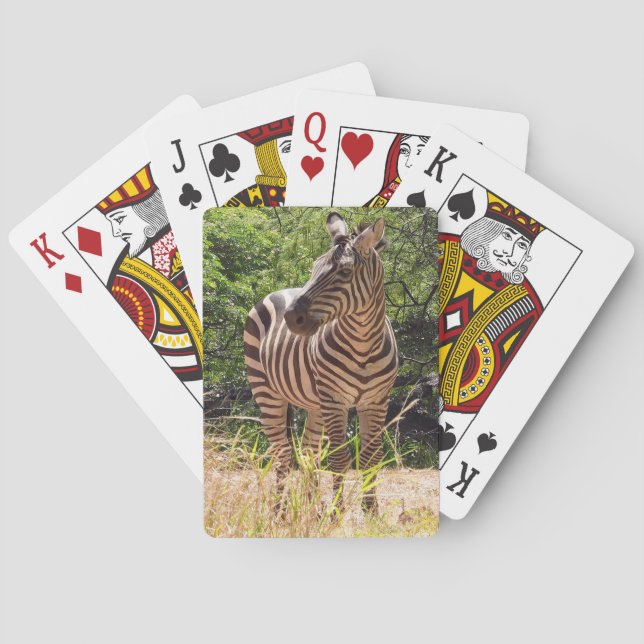 Zebra Playing Cards (Back)