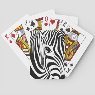 Zebra Playing Cards