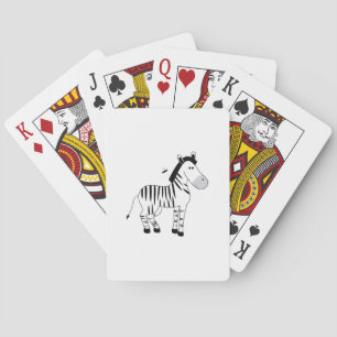 Zebra Playing Cards