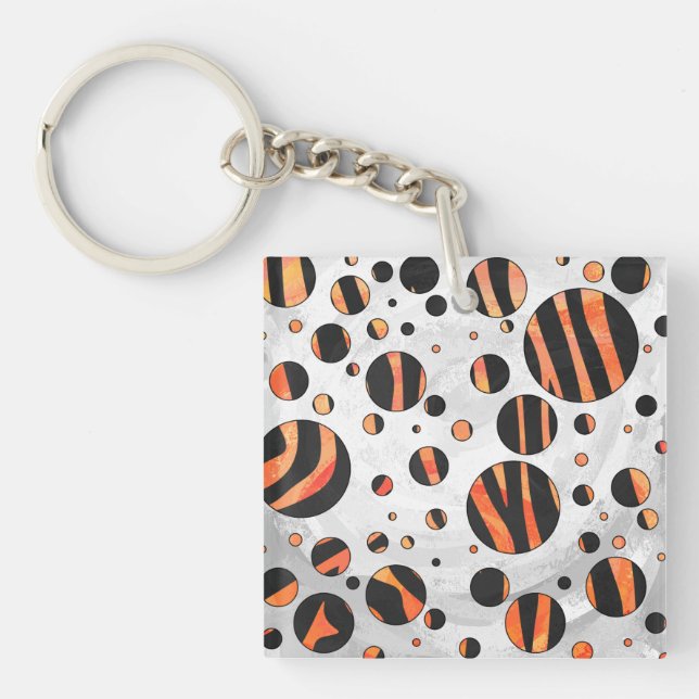Zebra Pois noirs et orange (Devant)