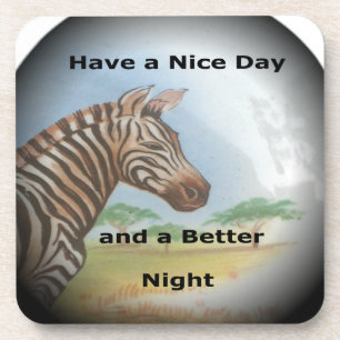 Zebra Portrait, Amboseli: he Spirit of the Savanna Coaster