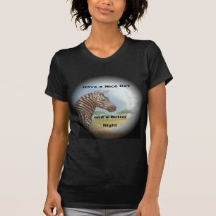 Zebra Portrait, Amboseli: he Spirit of the Savanna T-Shirt