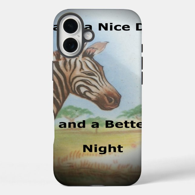 Zebra Portrait, Amboseli: The Spirit of the Savann Case-Mate iPhone Case (Back)