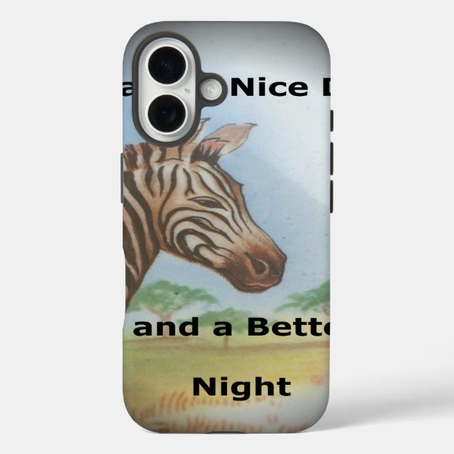 Zebra Portrait, Amboseli: The Spirit of the Savann Case-Mate iPhone Case (Back)