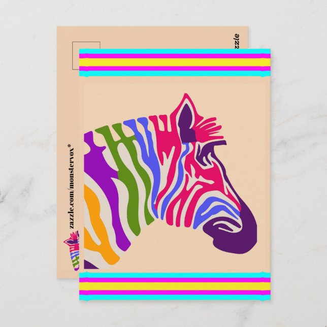 Zebra Postcard (Front/Back)