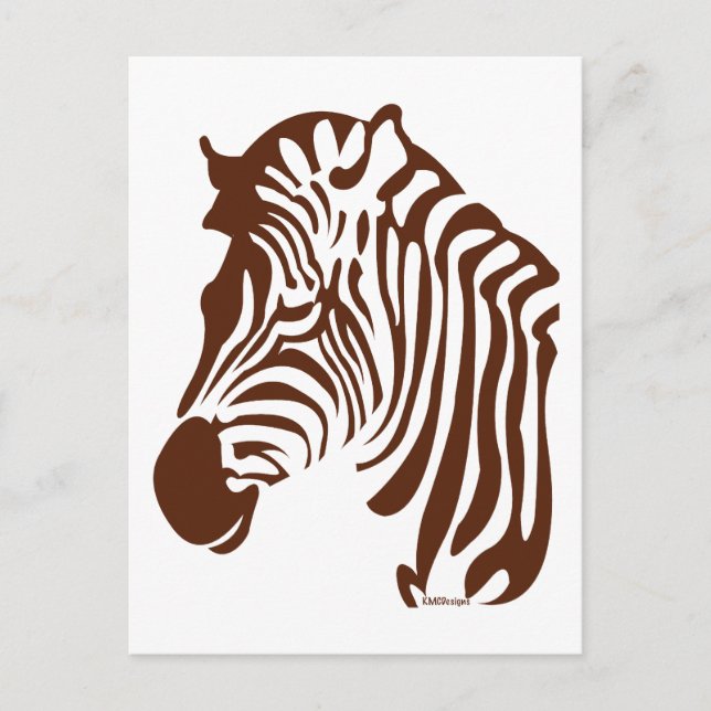 Zebra Postcard (Front)