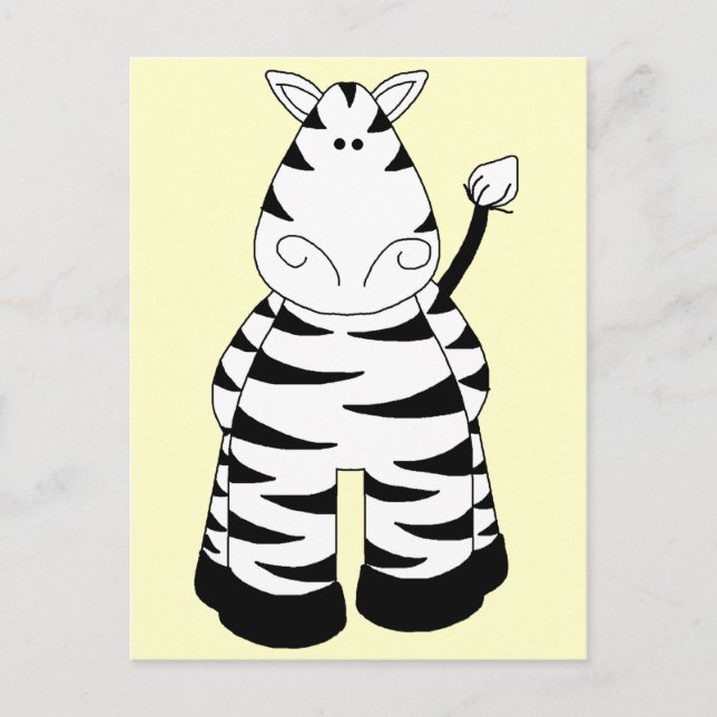Zebra Postcard (Front)