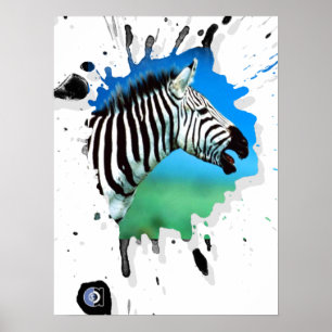 zebra poster