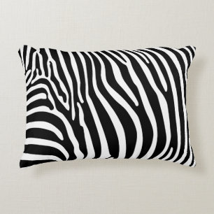 Zebra Print Accent Pillow