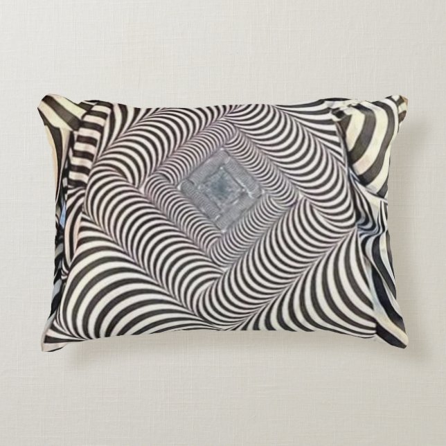 Zebra Print Accent Pillow (Front)