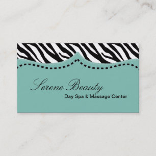 Zebra Print Animal Pattern Business Card