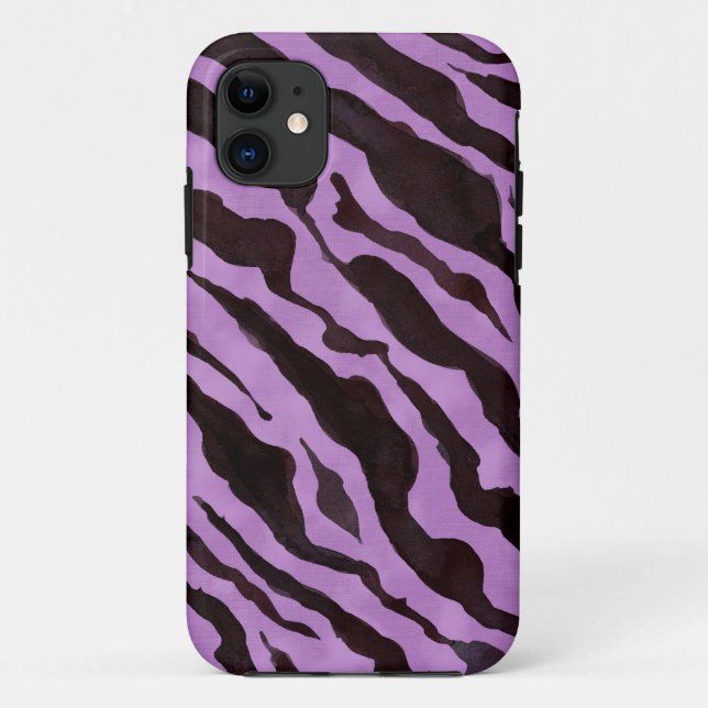 Zebra Print Animal Skin Pattern Mod Modern Chic Case-Mate iPhone Case (Back)
