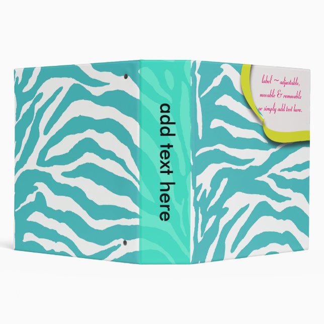 Zebra print binders (Background)