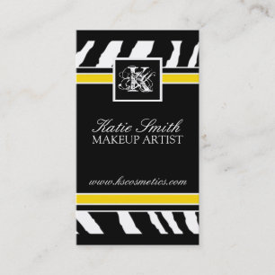 Zebra Print Business Card