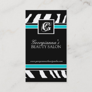 Zebra Print Business Card