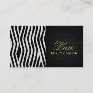 Zebra Print Business Card